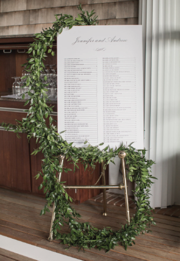 floral wedding invitation